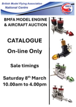 Next BMFA Model Engine & Aircraft Catalogue published. 08/03/2025
